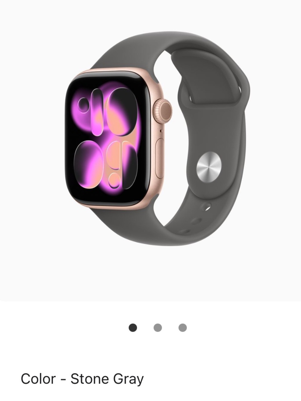 Stone Gray 42mm Apple Watch Band - BAND ONLY